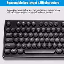 Load image into Gallery viewer, ZGB S500 Round Key USB Wired Computer Keyboard, Round Key (Black), Round Key (White)