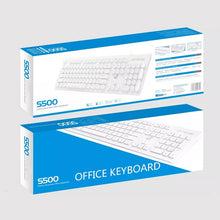 Load image into Gallery viewer, ZGB S500 Round Key USB Wired Computer Keyboard, Round Key (Black), Round Key (White)
