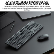 Load image into Gallery viewer, Original Xiaomi 2.4GHz Wireless Keyboard + Mouse Set for Notebook Desktop Laptop, Gen2