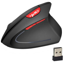 Load image into Gallery viewer, HXSJ T24 6 Buttons 2400 DPI 2.4G Wireless Vertical Ergonomic Mouse with USB Receiver, 6 Buttons T24 Black, 6 Buttons T24 Grey