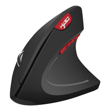 Load image into Gallery viewer, HXSJ T24 6 Buttons 2400 DPI 2.4G Wireless Vertical Ergonomic Mouse with USB Receiver, 6 Buttons T24 Black, 6 Buttons T24 Grey