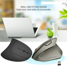 Load image into Gallery viewer, HXSJ T24 6 Buttons 2400 DPI 2.4G Wireless Vertical Ergonomic Mouse with USB Receiver, 6 Buttons T24 Black, 6 Buttons T24 Grey