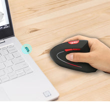 Load image into Gallery viewer, HXSJ T24 6 Buttons 2400 DPI 2.4G Wireless Vertical Ergonomic Mouse with USB Receiver, 6 Buttons T24 Black, 6 Buttons T24 Grey