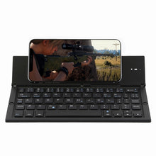 Load image into Gallery viewer, GK608 Ultra-thin Foldable Bluetooth V3.0 Keyboard, Built-in Holder, Support Android / iOS / Windows System, GK608 (Black), GK608 (Grey), GK608 (Gold)