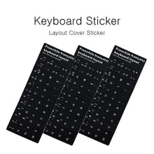 Load image into Gallery viewer, French Learning Keyboard Layout Sticker for Laptop / Desktop Computer Keyboard, French