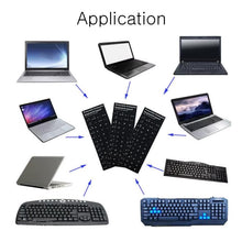 Load image into Gallery viewer, French Learning Keyboard Layout Sticker for Laptop / Desktop Computer Keyboard, French