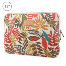 Load image into Gallery viewer, Lisen 12 inch Sleeve Case Colorful Leaves Zipper Briefcase Carrying Bag for iPad, Macbook, Samsung, Lenovo, Sony, DELL Alienware, CHUWI, ASUS, HP, 12 inch and Below Laptops / Tablets, 12 inch