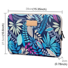 Load image into Gallery viewer, Sleeve Case Colorful Leaves Zipper Briefcase Carrying Bag for Macbook, Samsung, Lenovo, Sony, DELL Alienware, CHUWI, ASUS, HP, 15.6 inch and Below Laptops, 15 inch