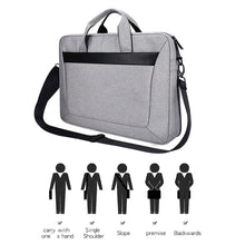 Load image into Gallery viewer, DJ06 Oxford Cloth Waterproof Wear-resistant Portable Expandable Laptop Bag for 15.4 inch Laptops, with Detachable Shoulder Strap, 15.4 inch