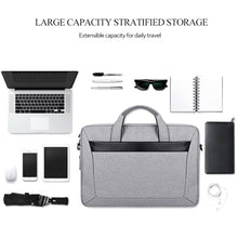 Load image into Gallery viewer, DJ06 Oxford Cloth Waterproof Wear-resistant Portable Expandable Laptop Bag for 15.6 inch Laptops, with Detachable Shoulder Strap, 15.6 inch