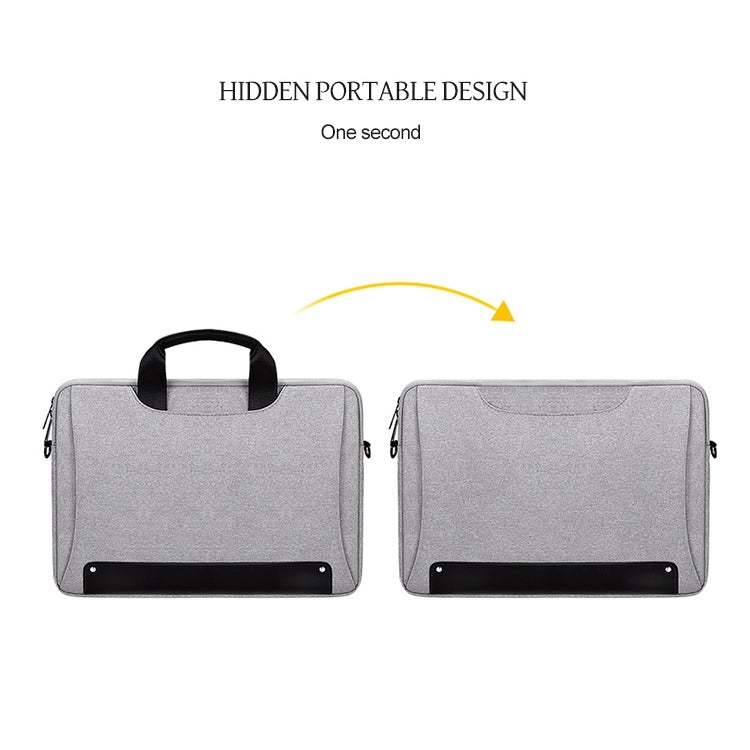 DJ08 Oxford Cloth Waterproof Wear-resistant Laptop Bag for 13.3 inch Laptops, with Concealed Handle & Luggage Tie Rod & Adjustable Shoulder Strap, 13.3 inch