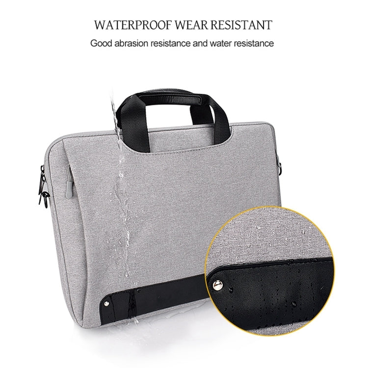 DJ08 Oxford Cloth Waterproof Wear-resistant Laptop Bag for 15.4 inch Laptops, with Concealed Handle & Luggage Tie Rod & Adjustable Shoulder Strap, 15.4 inch