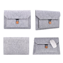 Load image into Gallery viewer, ND06 Multi-purpose Felt Button Laptop Inner Bag for 12.5 inch Laptop, 12.5 inch