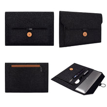 Load image into Gallery viewer, ND06 Multi-purpose Felt Button Laptop Inner Bag for 13.3 inch Laptop, 13.3 inch