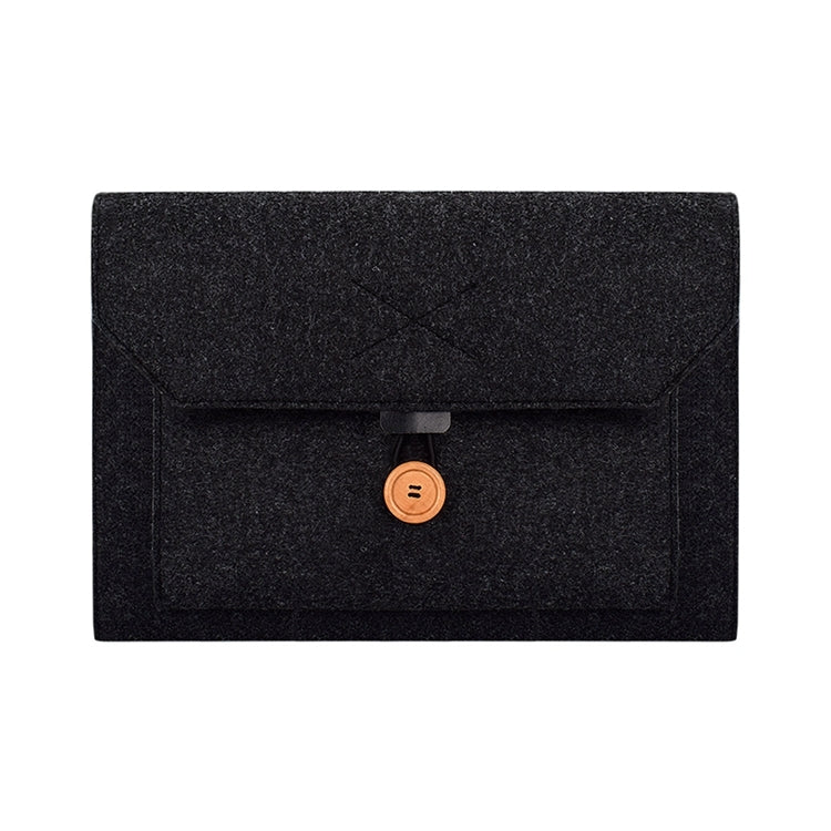 ND06 Multi-purpose Felt Button Laptop Inner Bag for 15.4 inch Laptop, 15.4 inch