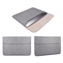 Load image into Gallery viewer, PU01S PU Leather Horizontal Invisible Magnetic Buckle Laptop Inner Bag for 14.1 inch laptops, 14.1 inch