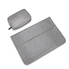Load image into Gallery viewer, PU01S PU Leather Horizontal Invisible Magnetic Buckle Laptop Inner Bag for 15.4 inch laptops, with Small Bag, 15.4 inch with Small Bag