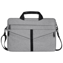 Load image into Gallery viewer, 14.1 inch Breathable Wear-resistant Fashion Business Shoulder Handheld Zipper Laptop Bag with Shoulder Strap, 14.1 inch