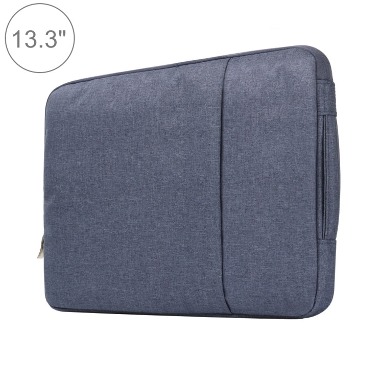 13.3 inch Universal Fashion Soft Laptop Denim Bags Portable Zipper Notebook Laptop Case Pouch for MacBook Air / Pro, Lenovo and other Laptops, Size: 35.5x26.5x2cm, 13.3 inch Purple, 13.3 inch Magenta, 13.3 inch Blue, 13.3 inch Grey, 13.3 inch Dark Blue...