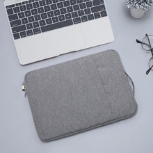 Load image into Gallery viewer, 13.3 inch Universal Fashion Soft Laptop Denim Bags Portable Zipper Notebook Laptop Case Pouch for MacBook Air / Pro, Lenovo and other Laptops, Size: 35.5x26.5x2cm, 13.3 inch Purple, 13.3 inch Magenta, 13.3 inch Blue, 13.3 inch Grey, 13.3 inch Dark Blue...