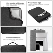 Load image into Gallery viewer, 15.4 inch Universal Fashion Soft Laptop Denim Bags Portable Zipper Notebook Laptop Case Pouch for MacBook Air / Pro, Lenovo and other Laptops, Size: 39.2x28.5x2cm, 15.4 inch Purple, 15.4 inch Magenta, 15.4 inch Blue, 15.4 inch Grey, 15.4 inch Dark Blue...