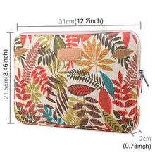 Load image into Gallery viewer, Lisen 11.6 inch Sleeve Case Colorful Leaves Zipper Briefcase Carrying Bag, 11.6 inch