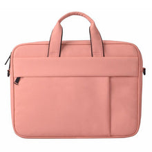 Load image into Gallery viewer, DJ03 Waterproof Anti-scratch Anti-theft One-shoulder Handbag for 15.6 inch Laptops, with Suitcase Belt, DJ03 15.6 inch Black, DJ03 15.6 inch Pink, DJ03 15.6 inch Navy Blue