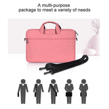 Load image into Gallery viewer, ST01S Waterproof Oxford Cloth Hidden Portable Strap One-shoulder Handbag for 15.6 inch Laptops, ST01S 15.6 inch Black, ST01S 15.6 inch Pink, ST01S 15.6 inch Light Grey, ST01S 15.6 inch Dark Gray, ST01S 15.6 inch Navy Blue