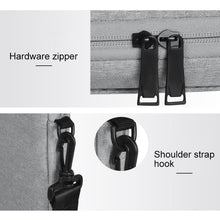Load image into Gallery viewer, ST01S Waterproof Oxford Cloth Hidden Portable Strap One-shoulder Handbag for 15.6 inch Laptops, ST01S 15.6 inch Black, ST01S 15.6 inch Pink, ST01S 15.6 inch Light Grey, ST01S 15.6 inch Dark Gray, ST01S 15.6 inch Navy Blue