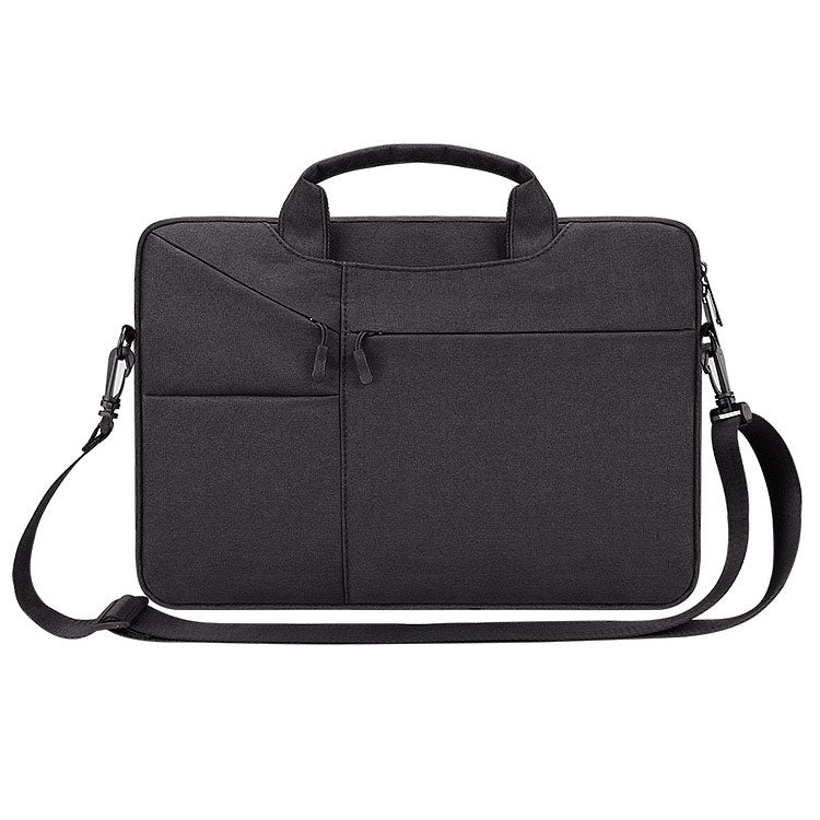 ST02S Waterproof Tear Resistance Hidden Portable Strap One-shoulder Handbag for 13.3 inch Laptops, with Suitcase Belt, ST02S 13.3 inch Black, ST02S 13.3 inch Dark Gray, ST02S 13.3 inch Pink, ST02S 13.3 inch Light Grey, ST02S 13.3 inch Navy Blue