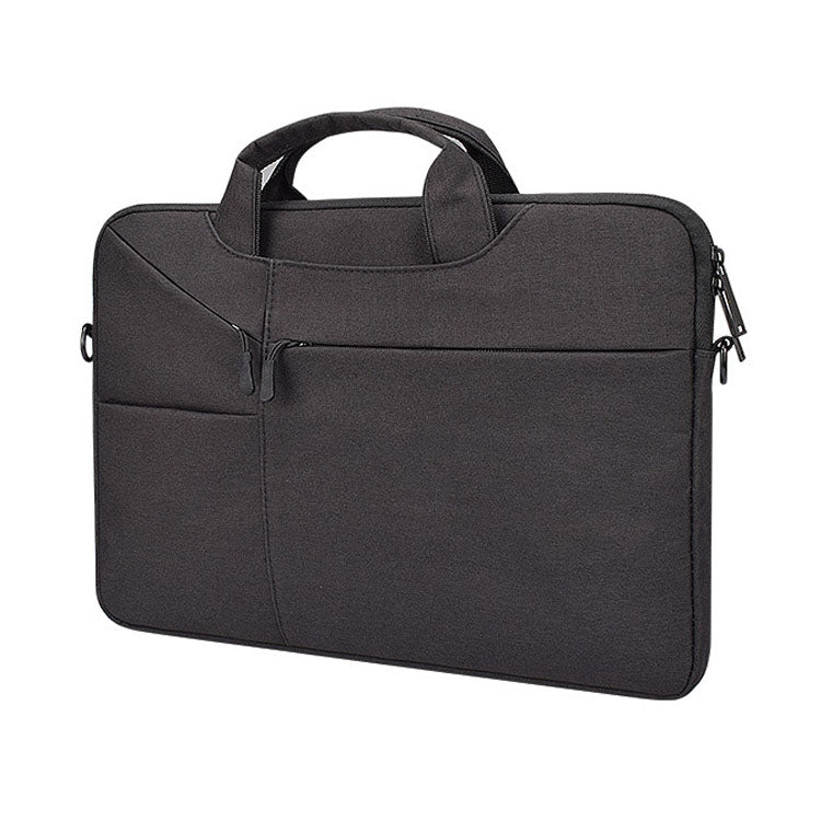 ST02S Waterproof Tear Resistance Hidden Portable Strap One-shoulder Handbag for 13.3 inch Laptops, with Suitcase Belt, ST02S 13.3 inch Black, ST02S 13.3 inch Dark Gray, ST02S 13.3 inch Pink, ST02S 13.3 inch Light Grey, ST02S 13.3 inch Navy Blue