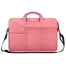 Load image into Gallery viewer, ST02S Waterproof Tear Resistance Hidden Portable Strap One-shoulder Handbag for 13.3 inch Laptops, with Suitcase Belt, ST02S 13.3 inch Black, ST02S 13.3 inch Dark Gray, ST02S 13.3 inch Pink, ST02S 13.3 inch Light Grey, ST02S 13.3 inch Navy Blue