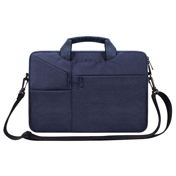 ST02S Waterproof Tear Resistance Hidden Portable Strap One-shoulder Handbag for 13.3 inch Laptops, with Suitcase Belt, ST02S 13.3 inch Black, ST02S 13.3 inch Dark Gray, ST02S 13.3 inch Pink, ST02S 13.3 inch Light Grey, ST02S 13.3 inch Navy Blue