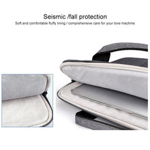 Load image into Gallery viewer, ST02S Waterproof Tear Resistance Hidden Portable Strap One-shoulder Handbag for 14.1 inch Laptops, with Suitcase Belt, ST02S 14.1 inch Black, ST02S 14.1 inch Dark Gray, ST02S 14.1 inch Pink, ST02S 14.1 inch Light Grey, ST02S 14.1 inch Navy Blue