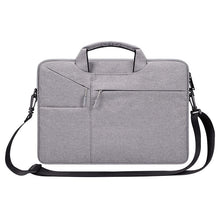 Load image into Gallery viewer, ST02S Waterproof Tear Resistance Hidden Portable Strap One-shoulder Handbag for 14.1 inch Laptops, with Suitcase Belt, ST02S 14.1 inch Black, ST02S 14.1 inch Dark Gray, ST02S 14.1 inch Pink, ST02S 14.1 inch Light Grey, ST02S 14.1 inch Navy Blue