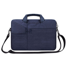 Load image into Gallery viewer, ST02S Waterproof Tear Resistance Hidden Portable Strap One-shoulder Handbag for 14.1 inch Laptops, with Suitcase Belt, ST02S 14.1 inch Black, ST02S 14.1 inch Dark Gray, ST02S 14.1 inch Pink, ST02S 14.1 inch Light Grey, ST02S 14.1 inch Navy Blue