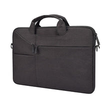 Load image into Gallery viewer, ST02S Waterproof Tear Resistance Hidden Portable Strap One-shoulder Handbag for 15.6 inch Laptops, with Suitcase Belt, ST02S 15.6 inch Black, ST02S 15.6 inch Dark Gray, ST02S 15.6 inch Pink, ST02S 15.6 inch Light Grey, ST02S 15.6 inch Navy Blue