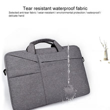 Load image into Gallery viewer, ST02S Waterproof Tear Resistance Hidden Portable Strap One-shoulder Handbag for 15.6 inch Laptops, with Suitcase Belt, ST02S 15.6 inch Black, ST02S 15.6 inch Dark Gray, ST02S 15.6 inch Pink, ST02S 15.6 inch Light Grey, ST02S 15.6 inch Navy Blue