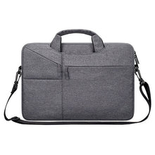 Load image into Gallery viewer, ST02S Waterproof Tear Resistance Hidden Portable Strap One-shoulder Handbag for 15.6 inch Laptops, with Suitcase Belt, ST02S 15.6 inch Black, ST02S 15.6 inch Dark Gray, ST02S 15.6 inch Pink, ST02S 15.6 inch Light Grey, ST02S 15.6 inch Navy Blue
