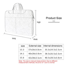 Load image into Gallery viewer, ST06S Waterproof PU Leather Zipper Hidden Portable Strap One-shoulder Handbag for 13.3 inch Laptops, with Magic Stick &amp; Suitcase Belt, ST06S 13.3 inch Dark Gray, ST06S 13.3 inch Pink, ST06S 13.3 inch Light Grey