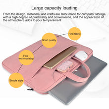 Load image into Gallery viewer, ST06S Waterproof PU Leather Zipper Hidden Portable Strap One-shoulder Handbag for 13.3 inch Laptops, with Magic Stick &amp; Suitcase Belt, ST06S 13.3 inch Dark Gray, ST06S 13.3 inch Pink, ST06S 13.3 inch Light Grey