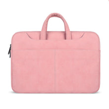 Load image into Gallery viewer, ST06S Waterproof PU Leather Zipper Hidden Portable Strap One-shoulder Handbag for 13.3 inch Laptops, with Magic Stick &amp; Suitcase Belt, ST06S 13.3 inch Dark Gray, ST06S 13.3 inch Pink, ST06S 13.3 inch Light Grey