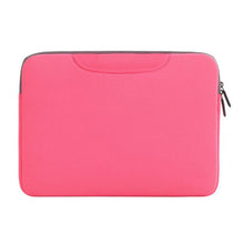 Load image into Gallery viewer, 12 inch Portable Air Permeable Handheld Sleeve Bag for MacBook, Lenovo and other Laptops, Size:32x21x2cm, 12 inch Magenta, 12 inch Grey, 12 inch Green, 12 inch Pink, 12 inch Black