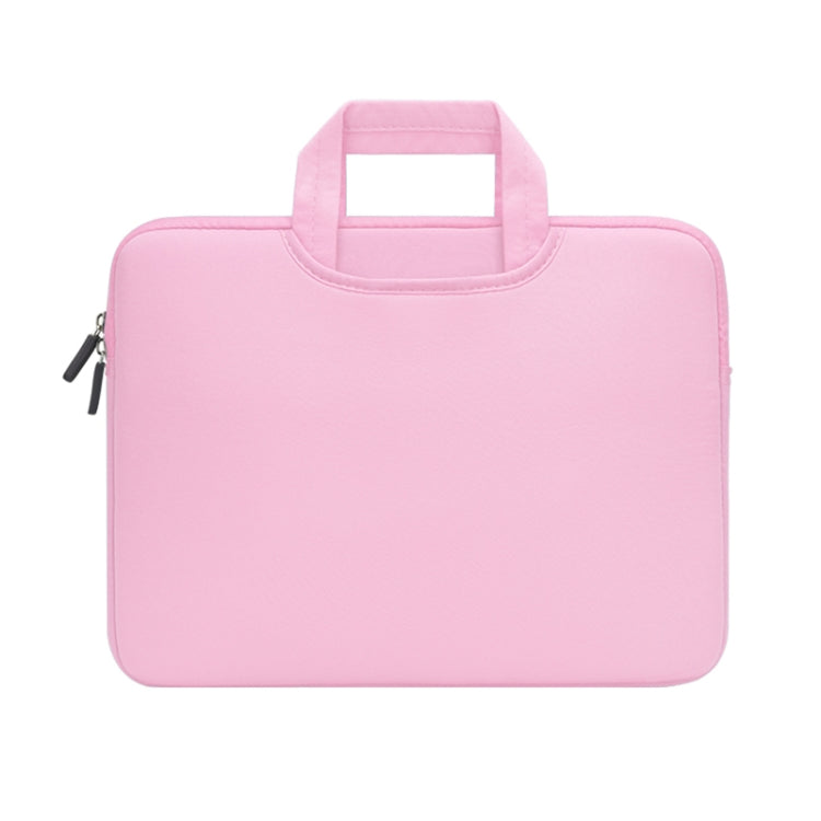 13.3 inch Portable Air Permeable Handheld Sleeve Bag for MacBook Air / Pro, Lenovo and other Laptops, Size: 34x25.5x2.5cm, 13.3 inch Magenta, 13.3 inch Blue, 13.3 inch Grey, 13.3 inch Green, 13.3 inch Pink, 13.3 inch Black