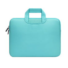 Load image into Gallery viewer, 13.3 inch Portable Air Permeable Handheld Sleeve Bag for MacBook Air / Pro, Lenovo and other Laptops, Size: 34x25.5x2.5cm, 13.3 inch Magenta, 13.3 inch Blue, 13.3 inch Grey, 13.3 inch Green, 13.3 inch Pink, 13.3 inch Black