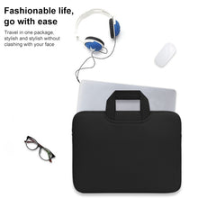 Load image into Gallery viewer, 13.3 inch Portable Air Permeable Handheld Sleeve Bag for MacBook Air / Pro, Lenovo and other Laptops, Size: 34x25.5x2.5cm, 13.3 inch Magenta, 13.3 inch Blue, 13.3 inch Grey, 13.3 inch Green, 13.3 inch Pink, 13.3 inch Black