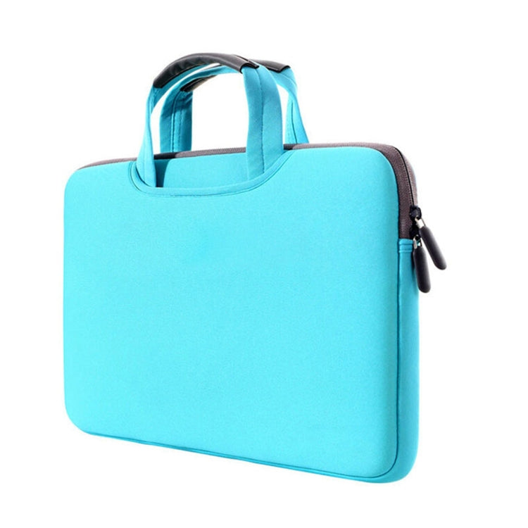 15.4 inch Portable Air Permeable Handheld Sleeve Bag for MacBook Air / Pro, Lenovo and other Laptops, Size: 38x27.5x3.5cm, 15.4 inch Magenta, 15.4 inch Blue, 15.4 inch Grey, 15.4 inch Green, 15.4 inch Pink, 15.4 inch Black