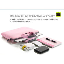 Load image into Gallery viewer, 15.6 inch Portable Air Permeable Handheld Sleeve Bag for Laptops, Size: 41.5x30.0x3.5cm, 15.6 inch Magenta, 15.6 inch Black, 15.6 inch Pink, 15.6 inch Green, 15.6 inch Grey
