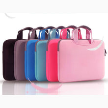 Load image into Gallery viewer, 15.6 inch Portable Air Permeable Handheld Sleeve Bag for Laptops, Size: 41.5x30.0x3.5cm, 15.6 inch Magenta, 15.6 inch Black, 15.6 inch Pink, 15.6 inch Green, 15.6 inch Grey