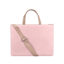 Load image into Gallery viewer, PU Waterproof Laptop Handbag Crossbody Bag for 13.3 inch Laptops, 13.3 inch (Pink), 13.3 inch (White)